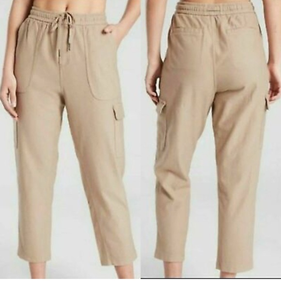 Athleta Farallon Cargo Crop Pants - Picture 1 of 8